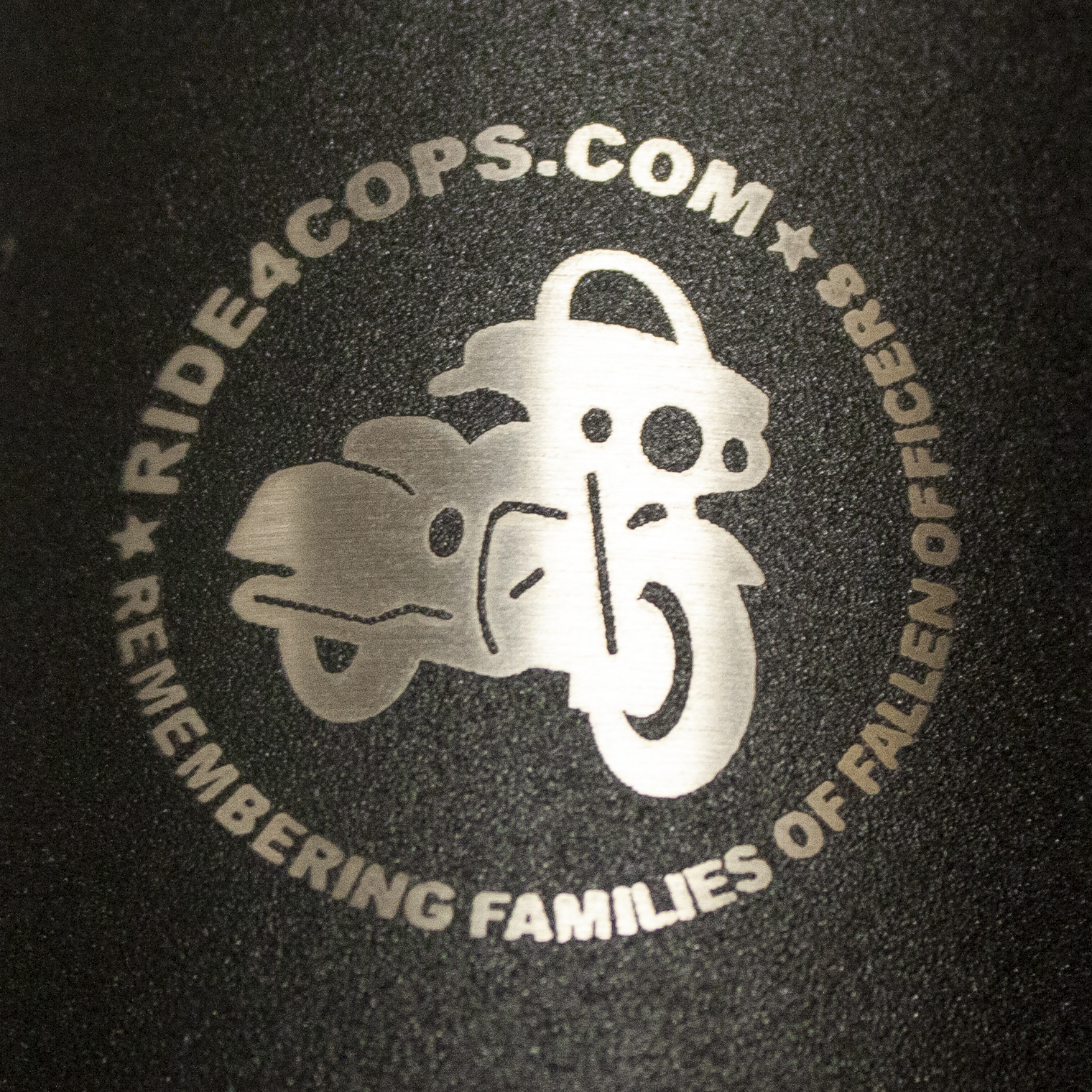 Ride4Cops.Com Engraved Logo