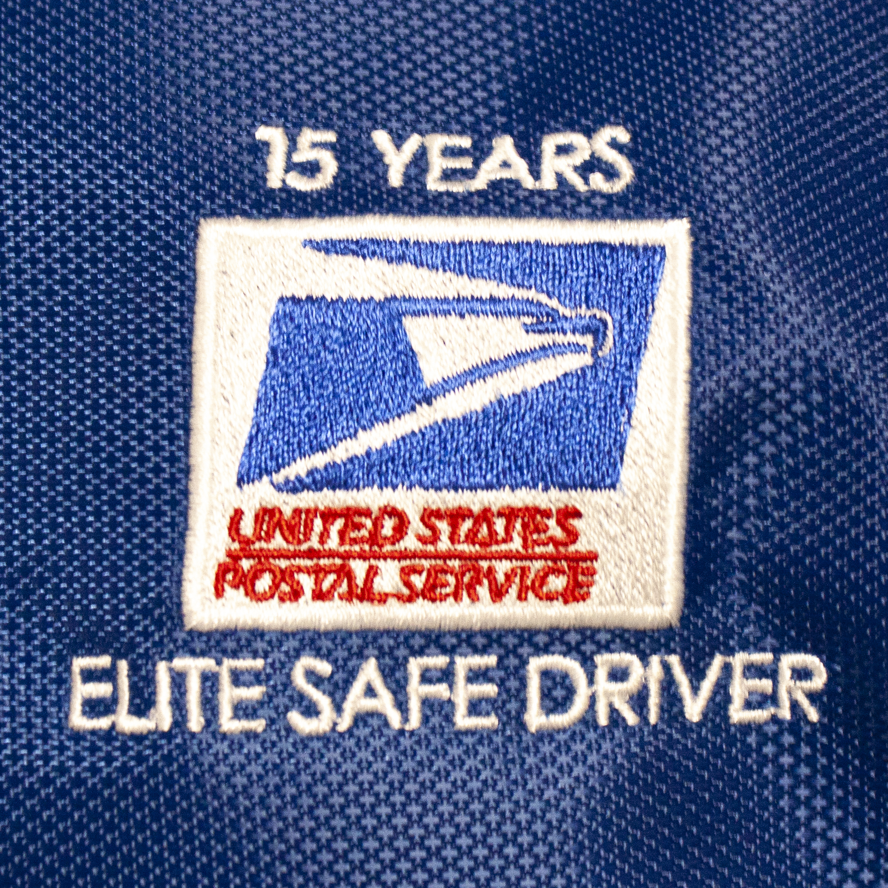 USPS Elite Safe Driver Embroidery