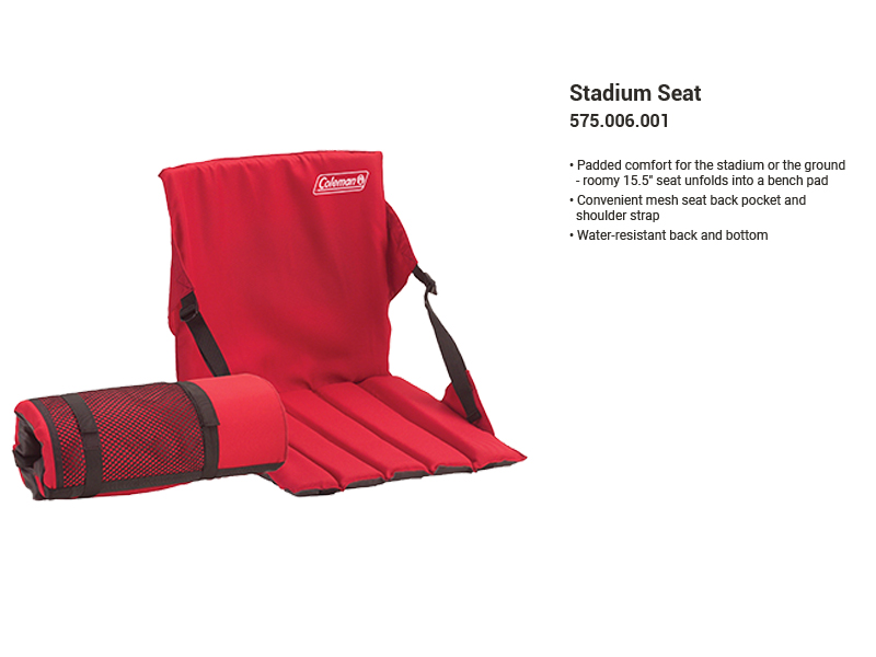 coleman stadium seat bcf