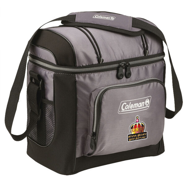 Gray 16 Can Soft Cooler with Liner - Full Color Transfer