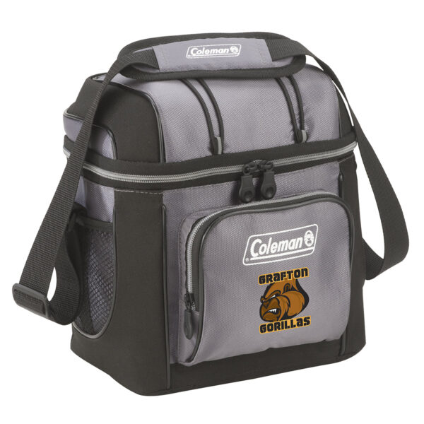 Gray 9 Can Soft Cooler with Liner - Full Color Transfer